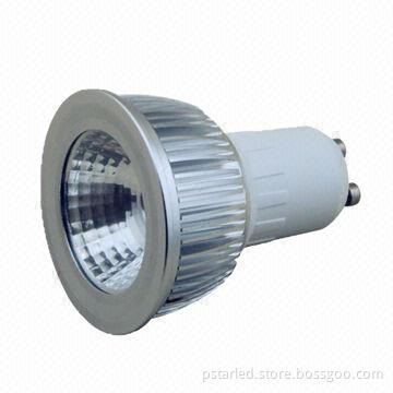 GU10 LED light with PF >0.9, CRI >80Ra, 3-year warranty